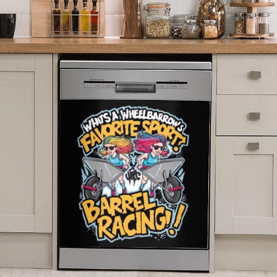 Barrel racing Dish Washer Covers