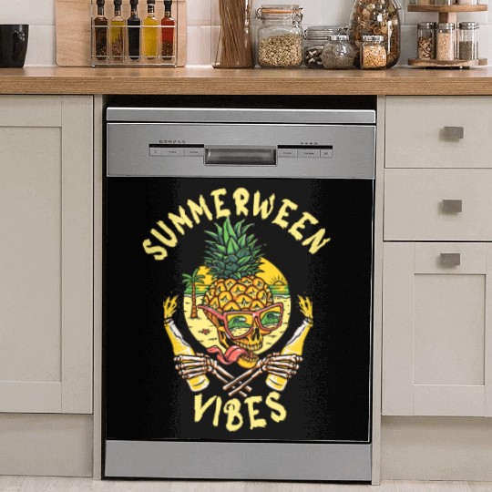 Summer and Halloween atmosphere - fun design Dish Washer Covers