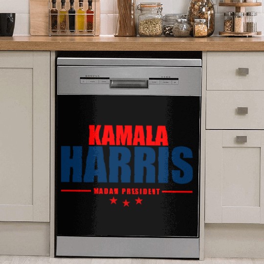 Kamala Harris Madame President 2024 Dish Washer Covers