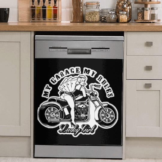 My Garage My Rules Pinup LIKE US ON FACEBOOK # Dish Washer Covers