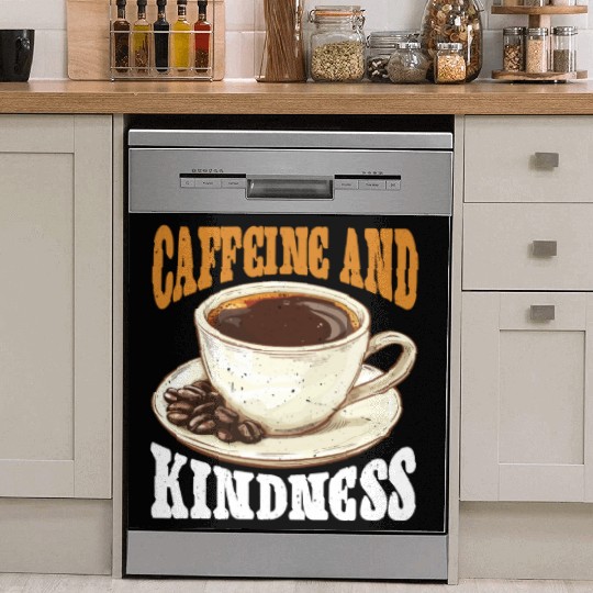 Caffeine And Kindness 6 Dish Washer Covers