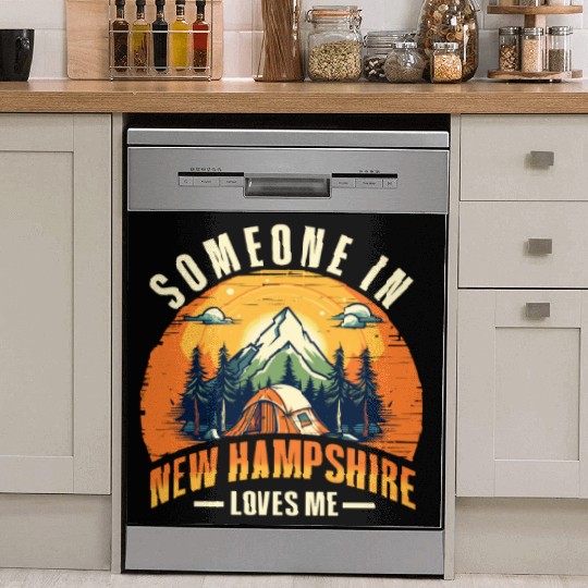 Someone In New Hampshire Loves Me Dish Washer Covers