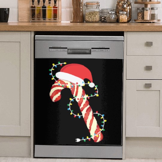 Christmas Candy Cane Santa Xmas Kids Toddler Youth Dish Washer Covers