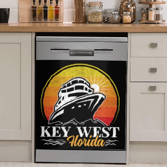 KEY-WEST FLORDIA Sailing West Keys Sailing Outfit Dish Washer Covers