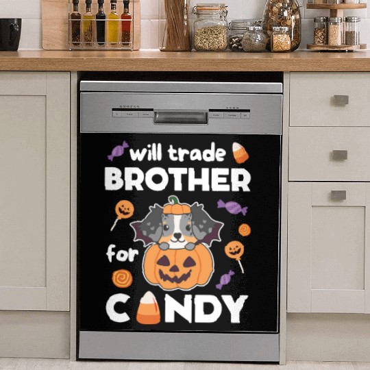 Australian Shepherd Halloween Trade Brother For Dish Washer Covers