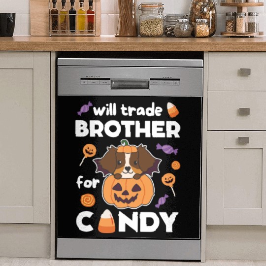 Australian Shepherd Halloween Trade Brother For Dish Washer Covers