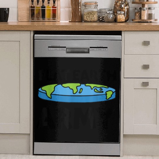 Flat Earth Army Flat Earther Flat Earth Dish Washer Covers