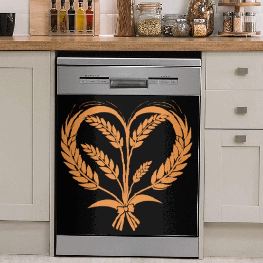 Wheat Cereal Grain Food Lover Funny Design Dish Washer Covers