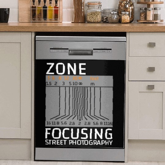 Zone Focusing In Photography Dish Washer Covers