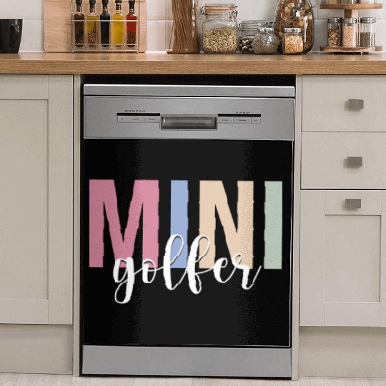 Mini Golfer Golf Golfing Miniature Golf Dish Washer Covers