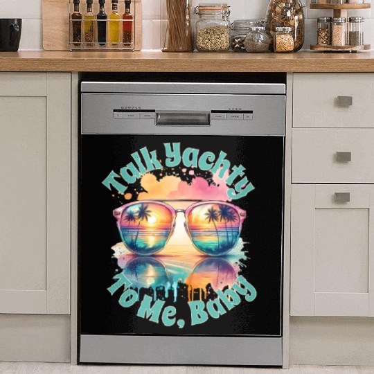 Yacht Rock Talk Yachty To Me Baby Dish Washer Covers
