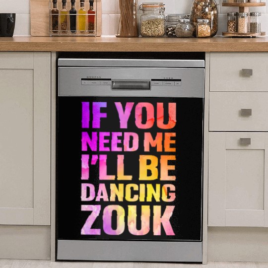 Zouk Dance Festival Design for Zouk Dancer Dish Washer Covers