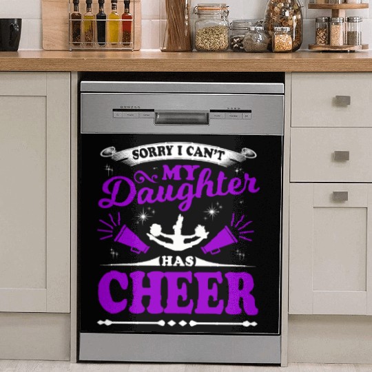 My Daughter Cheer Mom Cheerleading Mother's Day Dish Washer Covers
