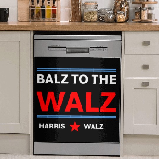 Balz to the Walz | Tim Walz & Kamala Harris Dish Washer Covers