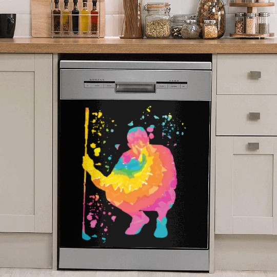 Golfer Colorsplash Kids Miniature Golf Dish Washer Covers