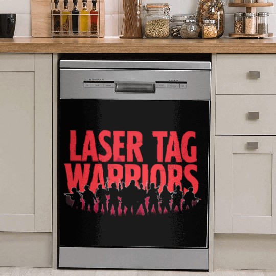 Laser Tag Champion Retro Gamer Night Out Team Dish Washer Covers