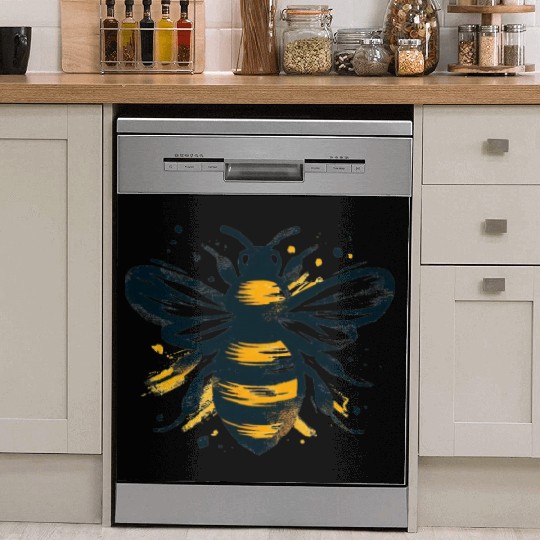 Honey Bee Insect Art 1 Dish Washer Covers