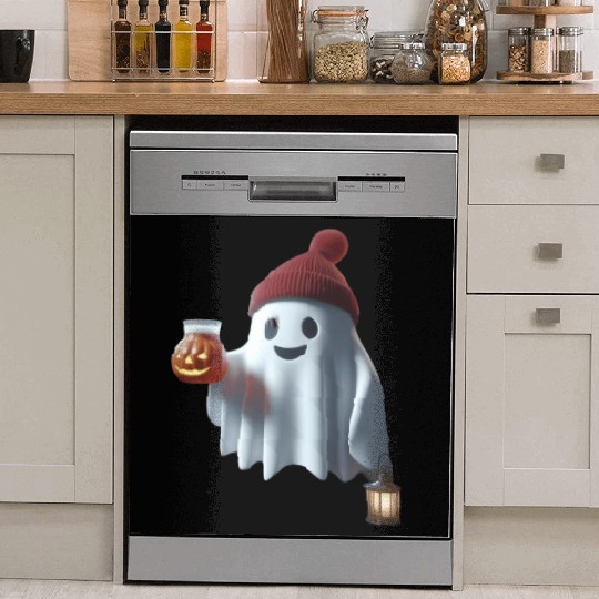 Winter Ghost Cheers Dish Washer Covers