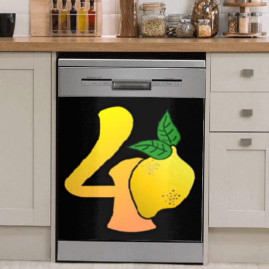 40th Birthday Lemon Dish Washer Covers
