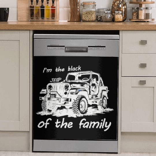I'm the black jeep of the family Dish Washer Covers