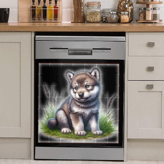 Cute baby animals Dish Washer Covers