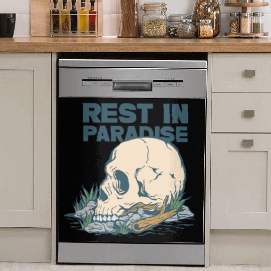 Rest in Paradise Dish Washer Covers