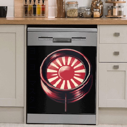 Yoyo Master Japanese Red Sun Yo-Yo Dish Washer Covers