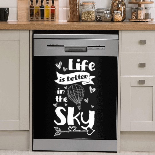 Hot Air Balloon Company Driving Sport Dish Washer Covers