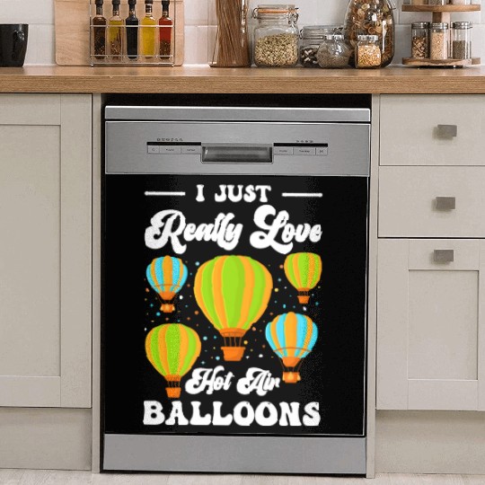 Hot Air Balloon Company Driving Adventure Dish Washer Covers