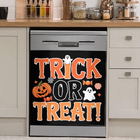 Trick or Treat - Halloween Dish Washer Covers