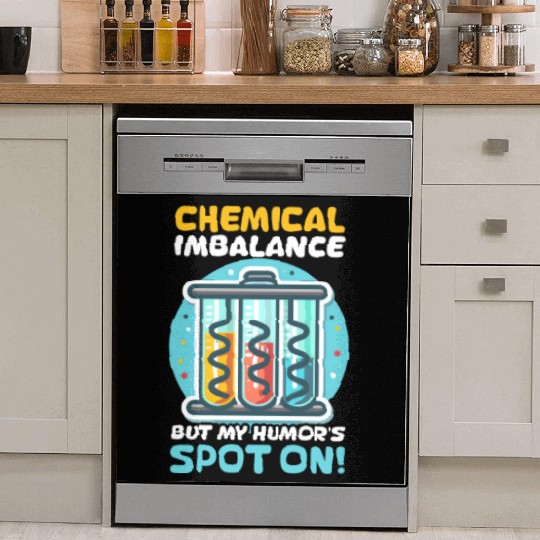 Depression Awareness Chemical Imbalance Humor Dish Washer Covers