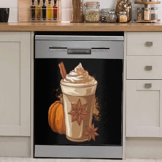 Pumpkin spice latte Dish Washer Covers