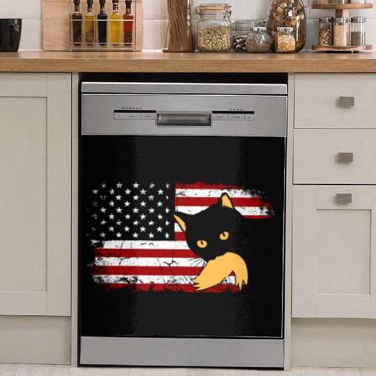 Cat Ladies For Kamala Harris Donald Trump 2024 Dish Washer Covers