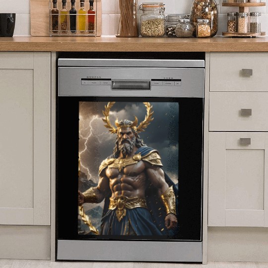 Zeus Jupiter Roman Greek God Dish Washer Covers