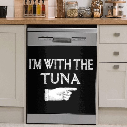 I'm With The Tuna Matching Halloween Costume Party Dish Washer Covers
