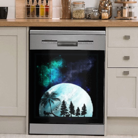 fox and rabbit in forest Dish Washer Covers