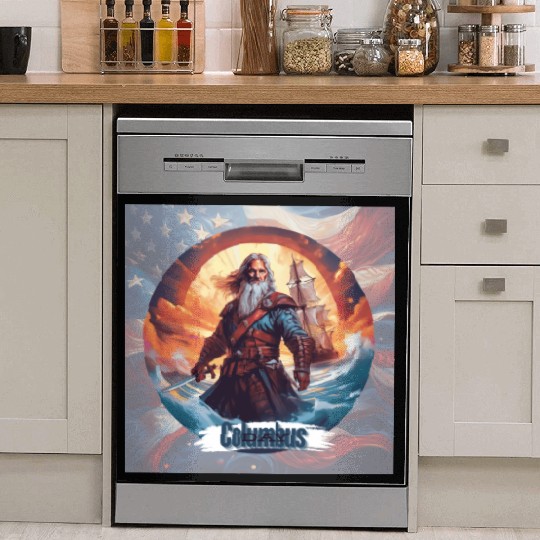 Columbus Day Dish Washer Covers