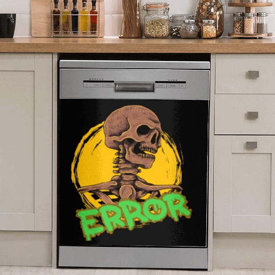 skeleton back from the dead Dish Washer Covers
