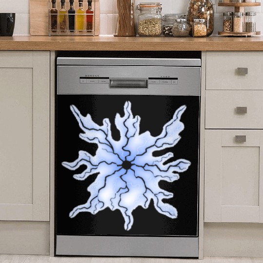 Electrifying energy: lightning bolt design Dish Washer Covers