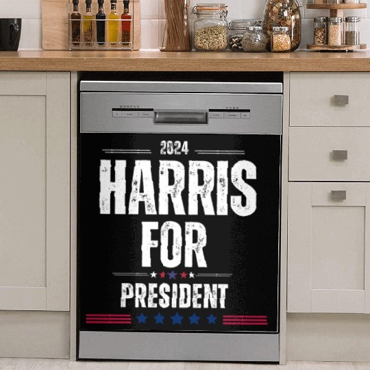 Kamala Harris for President 2024 Election Gifts Dish Washer Covers