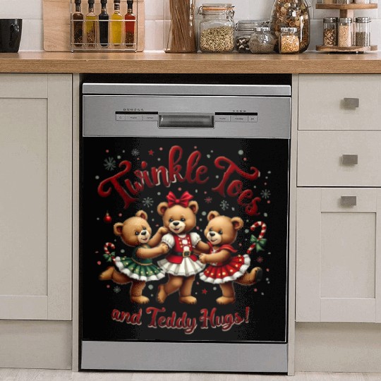 Teddy Bear Ballet Dish Washer Covers