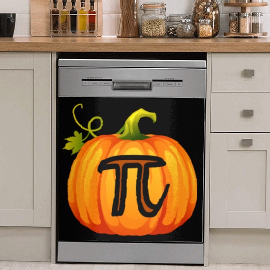 Pumpkin Pi Math Halloween Thanksgiving Pie Day Dish Washer Covers