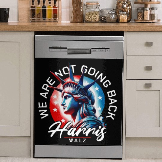 We Are Not Going Back Kamala Harris Waltz 24 Dish Washer Covers