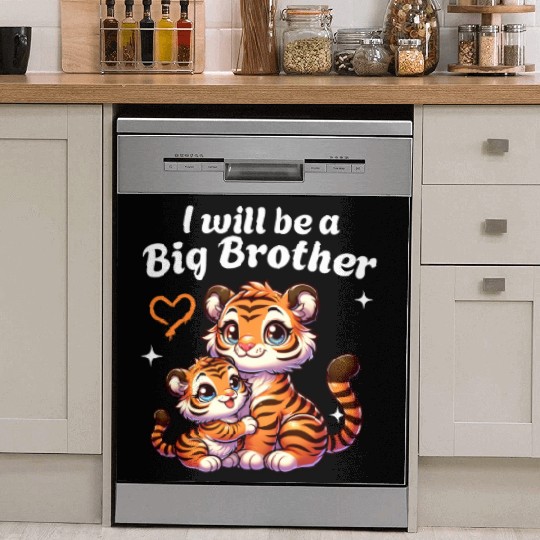 I'm Going To Be A Big Brother Sweet Tiger, Brother Dish Washer Covers