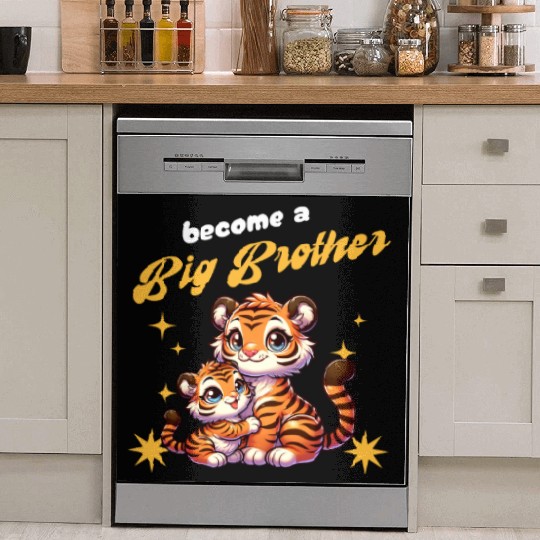 I'm Going To Be A Big Brother Sweet Tigers, Dish Washer Covers