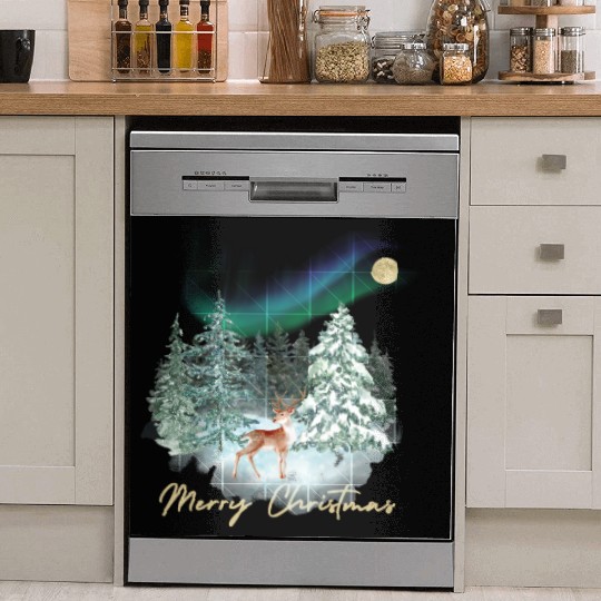 Christmas feeling winter wonderland with nordic Dish Washer Covers