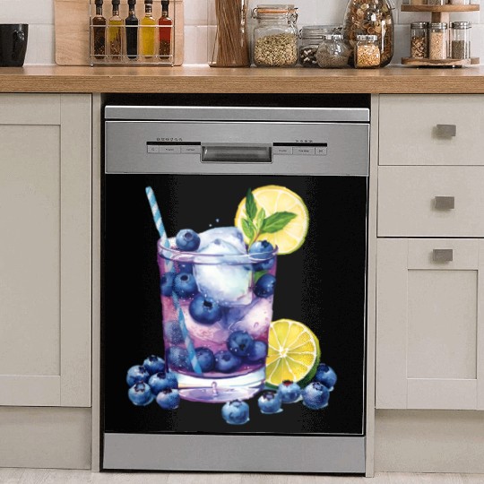 Blueberry Lemon Cocktail Dish Washer Covers
