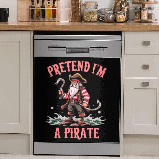 Easy Halloween Costume: Pretend I'm A Pirate Dish Washer Covers