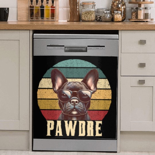 Pawdre Funny Best Dog Dad Ever Funny dog dad Dish Washer Covers