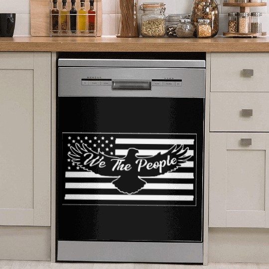 We The People Eagle Flag © LIKE US ON FACEBOOK Dish Washer Covers